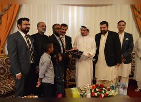 Humaid Bin Rashid Al Nuaimi Hands Over Keys To New Owners Of Villas Of Ajman Uptown Project