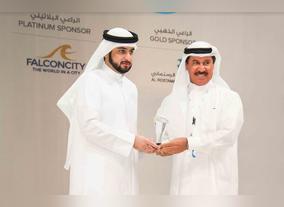 Falconcity of Wonders receives Plaque of Appreciation from H.H Ahmed bin Mohammed bin Rashid Al Maktoum for supporting DIPMF 2016 as a Platinum Sponsor