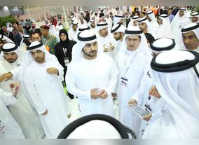 HH Sheikh Maktoum bin Mohammed bin Rashid Al Maktoum inaugurates DEWAs updated website at GITEX 2016
