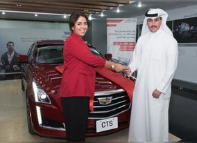 Ahmad Abdulaziz Qasem Al-Matrood Wins a New Cadillac CTS in Gulf Banks Red & Salary Account draw