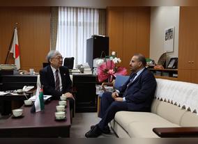 A Delegation from Mohammed bin Rashid  Al Maktoum Foundation Visits Japan