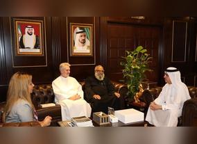 HE Saeed Mohammed Al Tayer receives delegation from Jebel Ali Churches Council