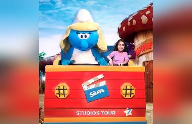 Roll out the blue carpet, the loveable Smurfs have arrived for MOTIONGATE Dubai! 