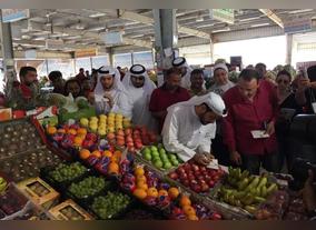 Ministry of Economy inspects Abu Dhabi Fruits & Vegetables Market in collaboration with Department of Economic Development