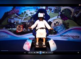 Guests get a soaring preview of Hollywood theme park action with motiongate Dubais 360 virtual coaster tour  