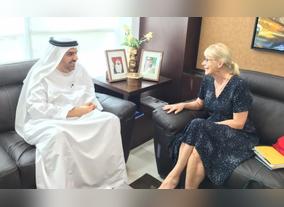 The Undersecretary of the Ministry of Health and Prevention and the Ambassador of Finland to UAE discuss opportunities for collaboration in the Health Sector 