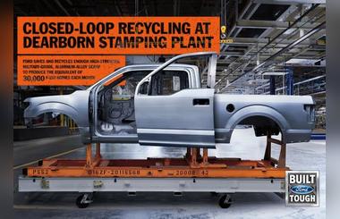 Ford Highlights Sustainability Benefits of Recycling Enough Aluminium to Build 30,000 F-150 Bodies Every Month with Presence at AluSolutions Exhibition