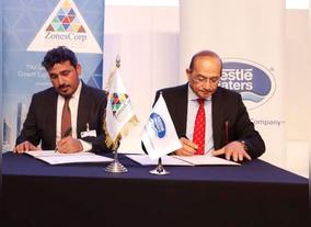 Nestl Waters Signs Agreement with UAEs Higher Corporation for Specialized Economic Zones to Build New Factory in Abu Dhabi