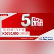 5 days left to enter the Al Danah 2nd Quarterly Draw