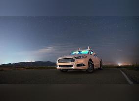 No Lights? No Problem! Ford Fusion Autonomous Research Vehicles Use LiDAR Sensor Technology to See in the Dark 