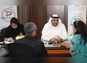 Ministry of Health and Prevention Undersecretary meets applicants for An hour with an official initiative
