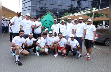 Imdaad staff go extra mile at Trakhees GO GREEN 2016 eco-run