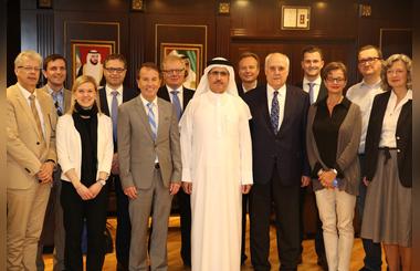 HE Saeed Mohammed Al Tayer, MD & CEO of DEWA receives high-level delegation from the Hamburg Chamber of Commerce