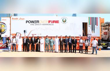Ducab presents the PowerOverFire mobile roadshow at Middle East Electricity 2016