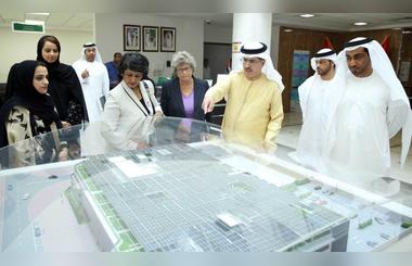 MD&CEO of DEWA meets President of the Republic of Mauritius during Global Womens Forum in Dubai