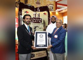India Gates 550kg Rice Bag Enters Guinness World Record Books At Gulfood 2016