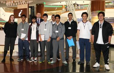 Dalma Mall hosts students of Emirates National School Abu Dhabi