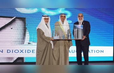 EQUATE & Gulf Cryo Official Inaugurate Kuwaits 1st CO2 Plant Under the patronage of the Minister of Commerce & Industry Titled Partners Towards A Clean Environment