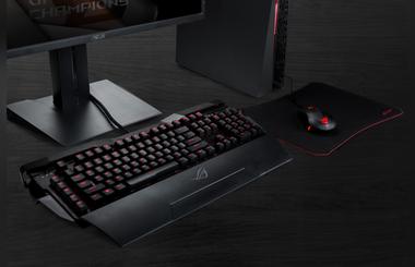 ASUS Republic of Gamers Announces Horus GK2000; Mechanical gaming keyboard features Cherry MX Red switches  and a built-in 32-bit processor