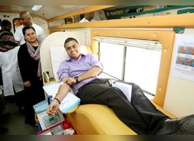 Imdaad organize blood donation campaign at Jebel Ali headquarters