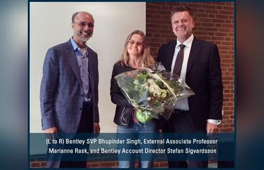 Bentley Systems Names External Associate Professor Marianne Rask 2015 Educator of the Year 