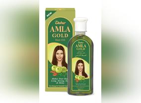 Dabur Amla Gold Hair Oil for long, strong, soft and shiny hair.