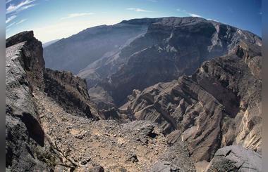 16 women from various GCC nations climbing up the highest mountain peak of the area