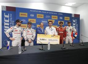 FIA World Touring Car Championship Champion Jos Mara Lpez wins DHL Pole Position Award