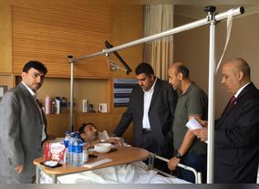 Ministry of Health Undersecretary gos to Emirati patients in Thailand