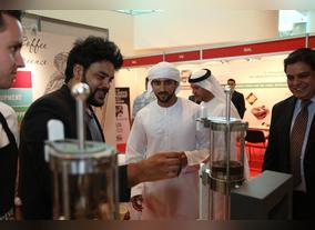 Hamdan bin Mohammed bin Rashid Al Maktoum visits the International Coffee & Tea Festival 2015