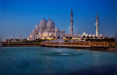 Sheikh Zayed Grand Mosque, Abu Dhabi  represents great sentimental and moral value for the people of the UAE, and their leadership.