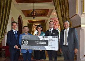 Emaar Hospitality Group presents a trip of a lifetime  to Dine & Dream 2015 winners 