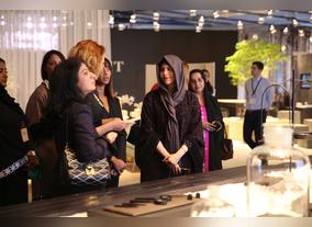 Her Highness Sheikha Latifa bint Mohammed visits Downtown Design 