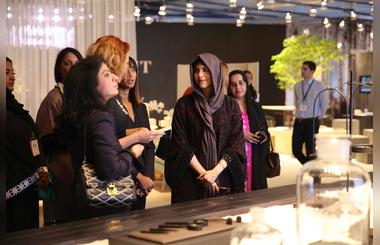 Her Highness Sheikha Latifa bint Mohammed visits Downtown Design 