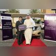 Emirati winner drives away with a Nissan Patrol in the Emirates Islamic Union Coop Tamayaz Card Promotion