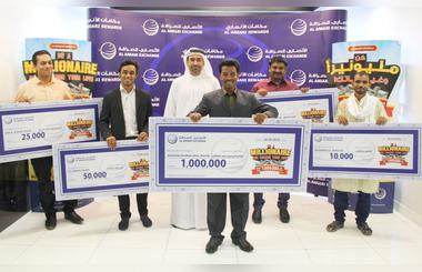 Al Ansari Exchange hands over AED 1 million Grand Prize to the lucky winner of Summer Promotion 2015