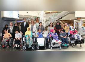 Dalma Mall brings a smile to children from Zayed Higher Organization for Humanitarian Care and Special Needs 