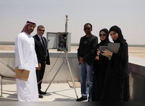Ministry of Environment and Water visits Masdar Institute of Science & Technology for overview of best air quality practices 