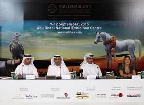 Hoods are off the abu dhabi hunting and equestrian exhibition, which takes flight today for the 13th year!