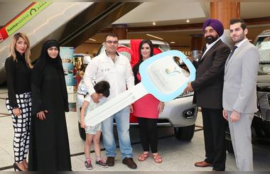 Shoppers drive off in style; win amazing prizes in Dalma Mall 100 Days of Wonders campaign 