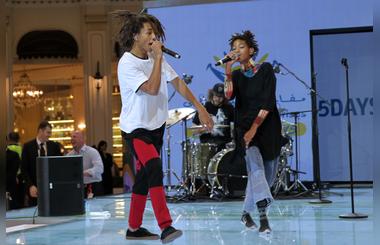 DSS Starz Jaden and Willow Smith make it an evening to remember at The Dubai Mall