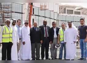 Prof. Badr Aboul-Ela visits site of University of  Dubais new campus 