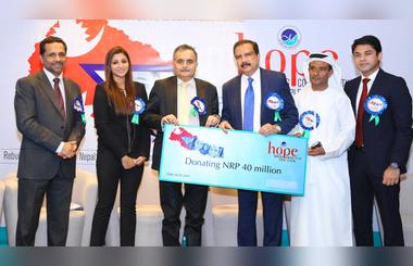 Aster Dm Foundation to help build 500 houses 500 for earthquake victims in Nepal with a Aed1.4 MN donation