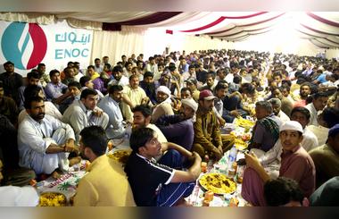ENOC provides Iftar meals for those in need