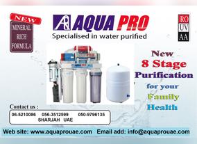 AQUAPRO BEST RO DRINKING WATER PURIFICATION SYSTEM UAE