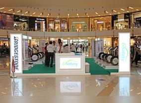 Bridgestones Safety Station Campaign At The Dubai Marina Mall Promotes Road Safety 