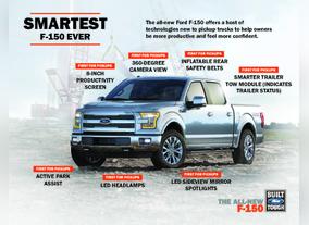 Smart New Features Take Capability, Comfort and Convenience to New Levels for All-New Ford F-150
