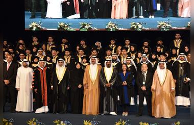 Ahmed bin Saeed distributes graduation certificates to 114 students from University of Dubai