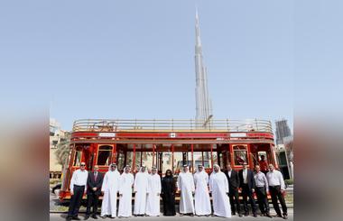 Explore Downtown Dubai as Emaar rolls out worlds first hydrogen-powered Dubai Trolley