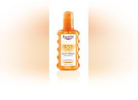 New by Eucerin: Transparent Sun Spray with SPF 50 